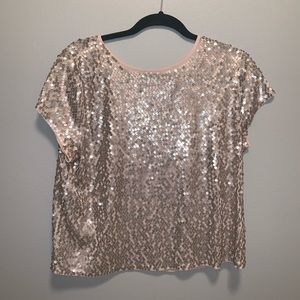 Sequined express top